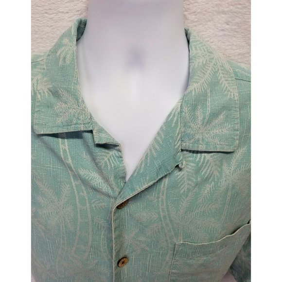 Caribbean Joe Men's Button Down Shirt Hawaiian XL - Picture 4 of 8
